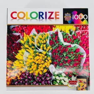 Master Pieces 1000 Piece Colorize "Totally Tulips" Jigsaw Puzzle - New/Sealed